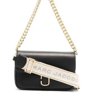 Marc Jacobs Black and Gold Crossbody Bag
